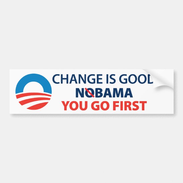 NOBAMA Sticker (Front)