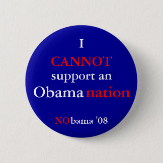 NObamaNation 6 Cm Round Badge