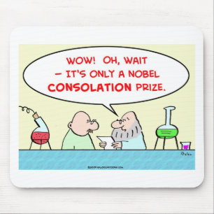 nobel consolation prize scientists laboratory mouse mat