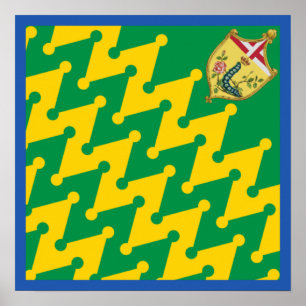 Nobile Contrada del Bruco (Caterpillar) Palio Poster