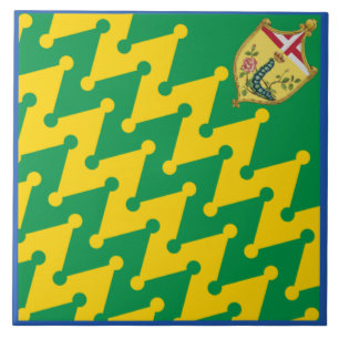 Nobile Contrada del Bruco (Caterpillar) Palio Tile