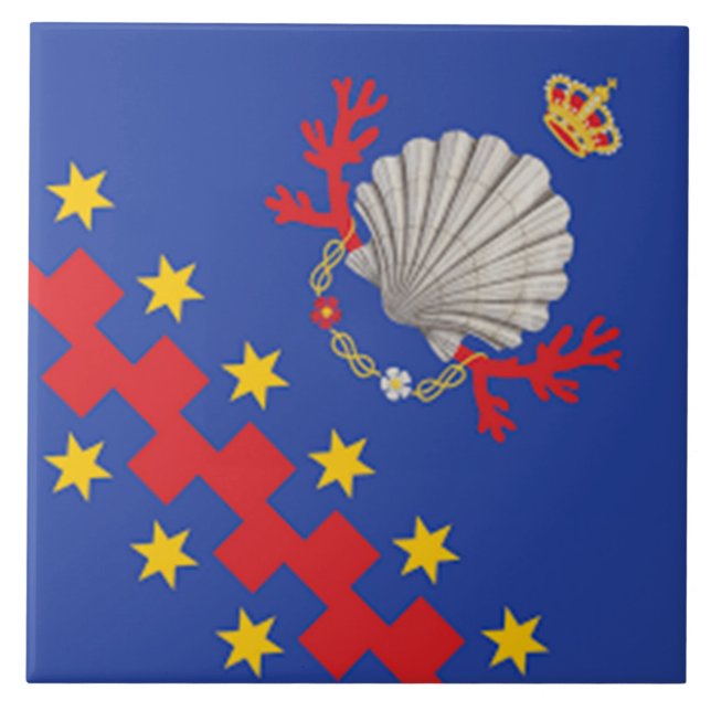 Nobile Contrada del Nicchio (Seashell) Tile (Front)