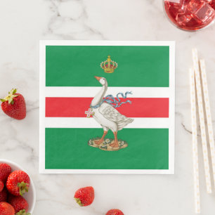 Nobile Contrada dell' Oca (Goose) Palio Napkin