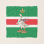 Nobile Contrada dell' Oca (Goose) Palio Scarf<br><div class="desc">Nobile Contrada dell'Oca (Goose) Palio di Siena flag banner</div>