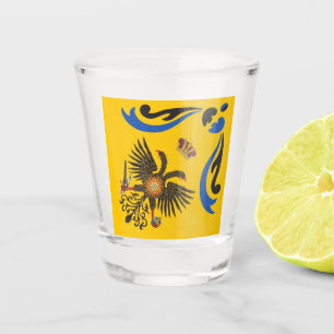 Nobile Contrada dell'Aquila Palio di Siena (Eagle) Shot Glass
