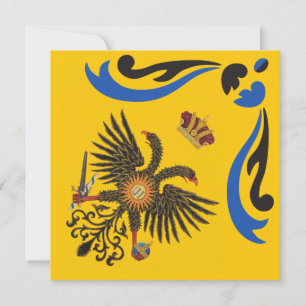 Nobile Contrada dell'Aquila Palio di Siena (Eagle) Thank You Card