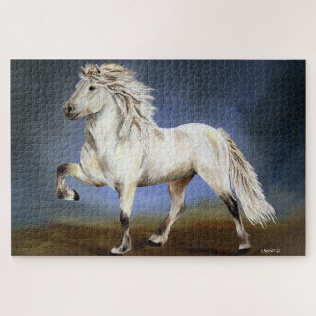 Nobility Gaited Icelandic Horse Jigsaw Puzzle (Horizontal)