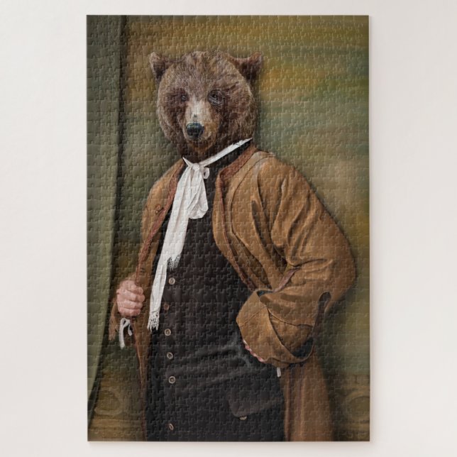 Noble Beasts - Dandy Bear Jigsaw Puzzle (Vertical)