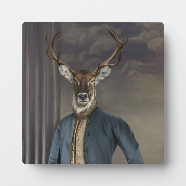 Noble Beasts - Dandy Deer  Plaque (Front)