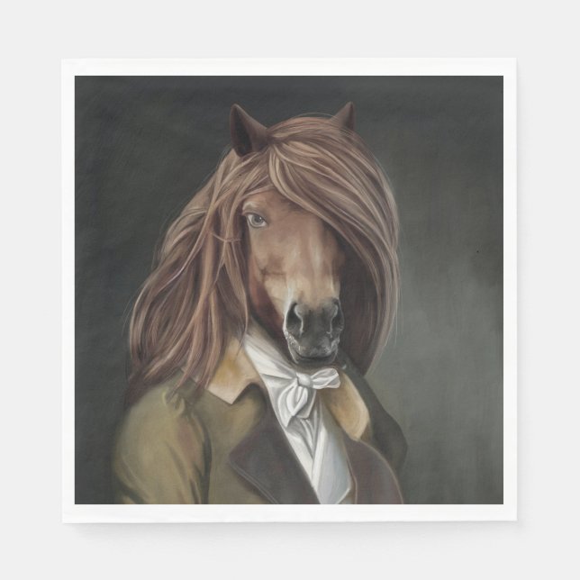 Noble Beasts - Dandy Horse Napkin (Front)