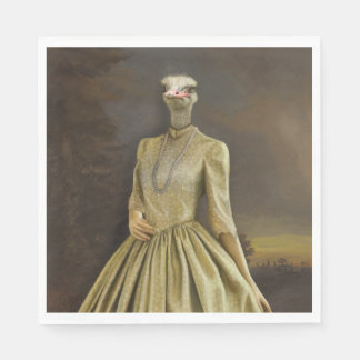 Noble Beasts - Dandy Ostrich  Napkin