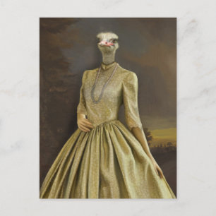 Noble Beasts - Dandy Ostrich Postcard