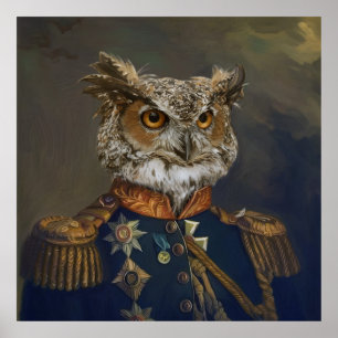 Noble Beasts - Dandy Owl Poster