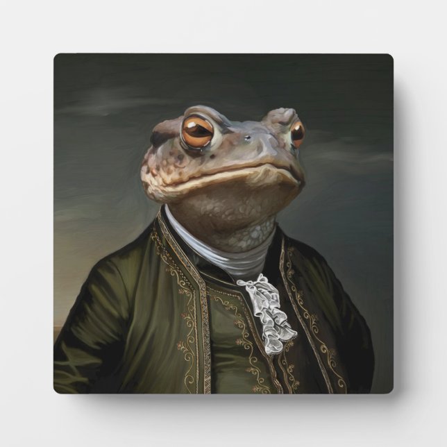 Noble Beasts - Dandy Toad  Plaque (Front)