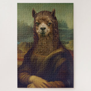 Noble Beasts - Mona Llama Jigsaw Puzzle