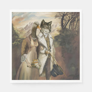 Noble Beasts - Wolf in Sheep's Clothing Napkin