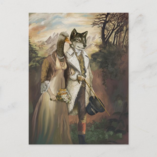 Noble Beasts - Wolf in Sheep's Clothing Postcard (Front)