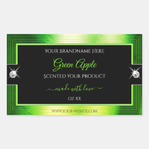 Noble Black Marbled Green Brilliants Product Label