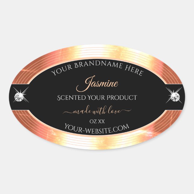 Noble Black Salmon Cream Brilliants Product Label (Front)