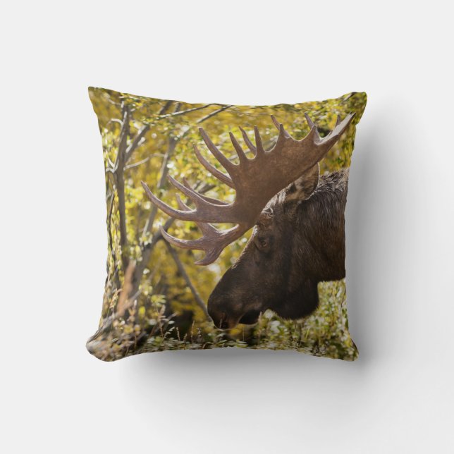 Noble Bull Moose Cushion (Front)
