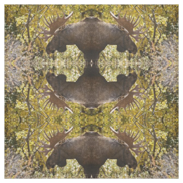 Noble Bull Moose Fabric (Swatch)