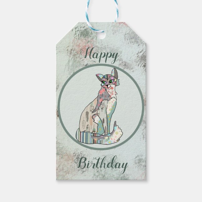noble cat gift tags (Front)