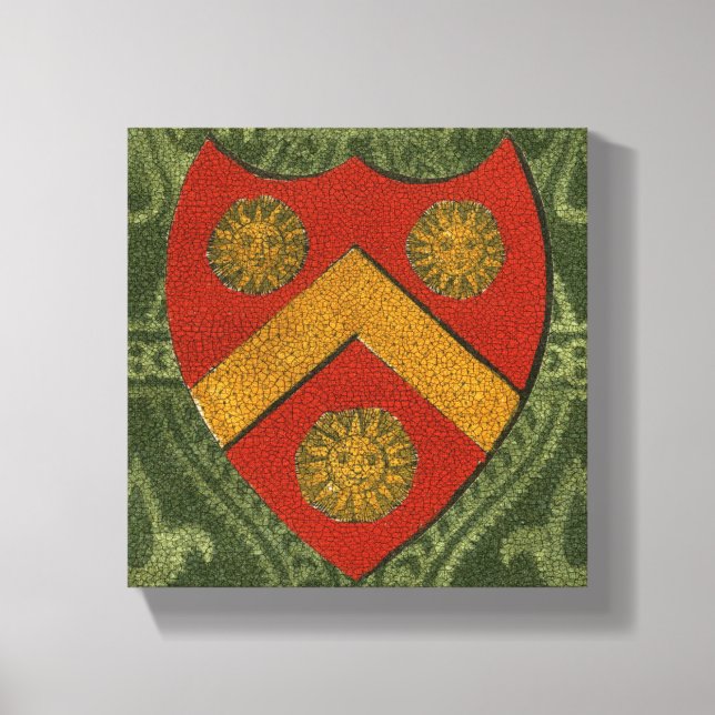 Noble Crest V Canvas Print (Front)