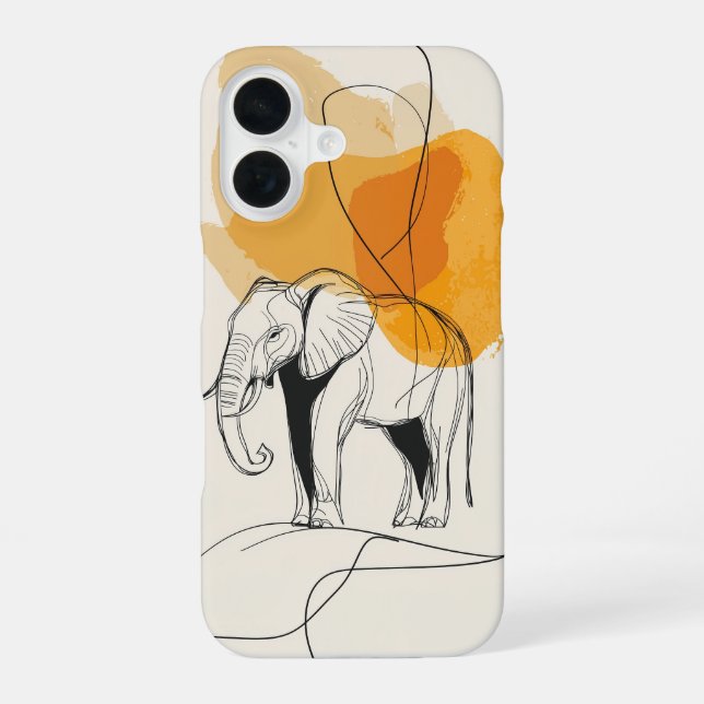 Noble Elephant Grace iPhone / iPad case (Back)