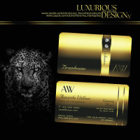 Noble Golden Decorative Shimmery Diamonds Monogram