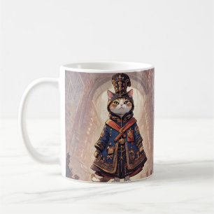 Noble Kitty Lord in The Hall Coffee Mug
