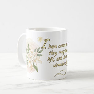 Noble Life Mug: 'John 10:10 Coffee Mug