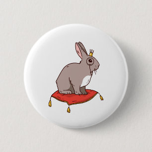 Noble Rabbit 6 Cm Round Badge