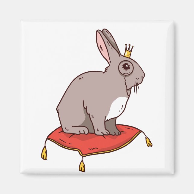 Noble Rabbit Magnet (Front)