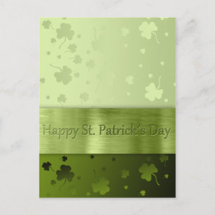 Noble St. Patrick's Day Shamrocks - Postcard