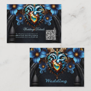 Noble  steampunk heart  enclosure card