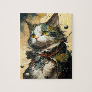 Nobleman Celestial Cat Jigsaw Puzzle
