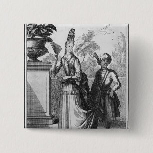 Noblewoman's dress, late 17th century 15 cm square badge