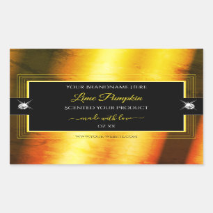 Nobly Black Golden Orange Brilliants Product Label