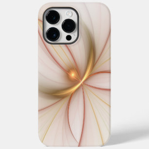 Nobly Copper And Gold Abstract Modern Fractal Art iPhone 14 Pro Max Case