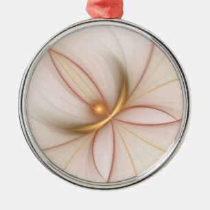 Nobly Copper And Gold Abstract Modern Fractal Art Metal Tree Decoration