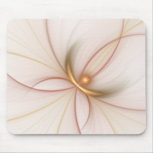 Nobly Copper And Gold Abstract Modern Fractal Art Mouse Mat
