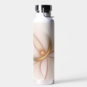 Nobly Copper And Gold Abstract Modern Fractal Art Water Bottle