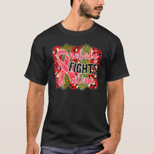 Nobody fight alone World Aids Day Awareness red ri T-Shirt