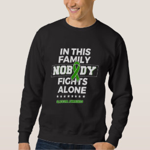 Nobody fights alone Glaucoma Awareness Sweatshirt