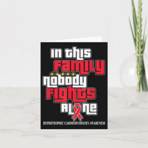 Nobody Fights Alone Hypertrophic Cardiomyopathy Card
