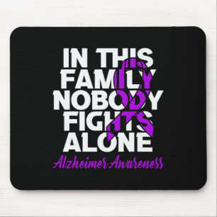 Nobody Fights Alone In This Family Alzheimer Aware Mouse Mat