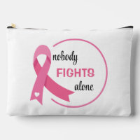 Nobody Fights Alone Pink Ribbon