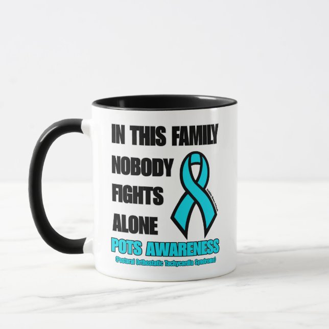 NOBODY FIGHTS ALONE...POTS MUG (Left)