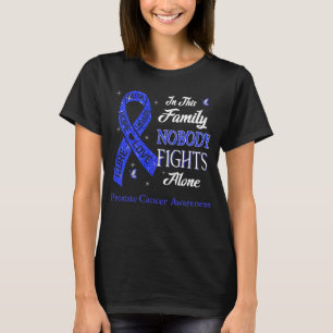 Nobody Fights Alone Prostate Cancer Awareness T-Shirt