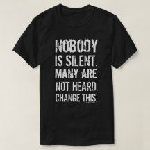 Nobody is Silent Caps (Black)